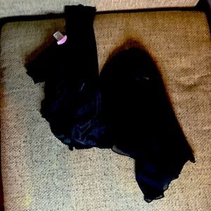 Dance laugh, leotard with skirt included